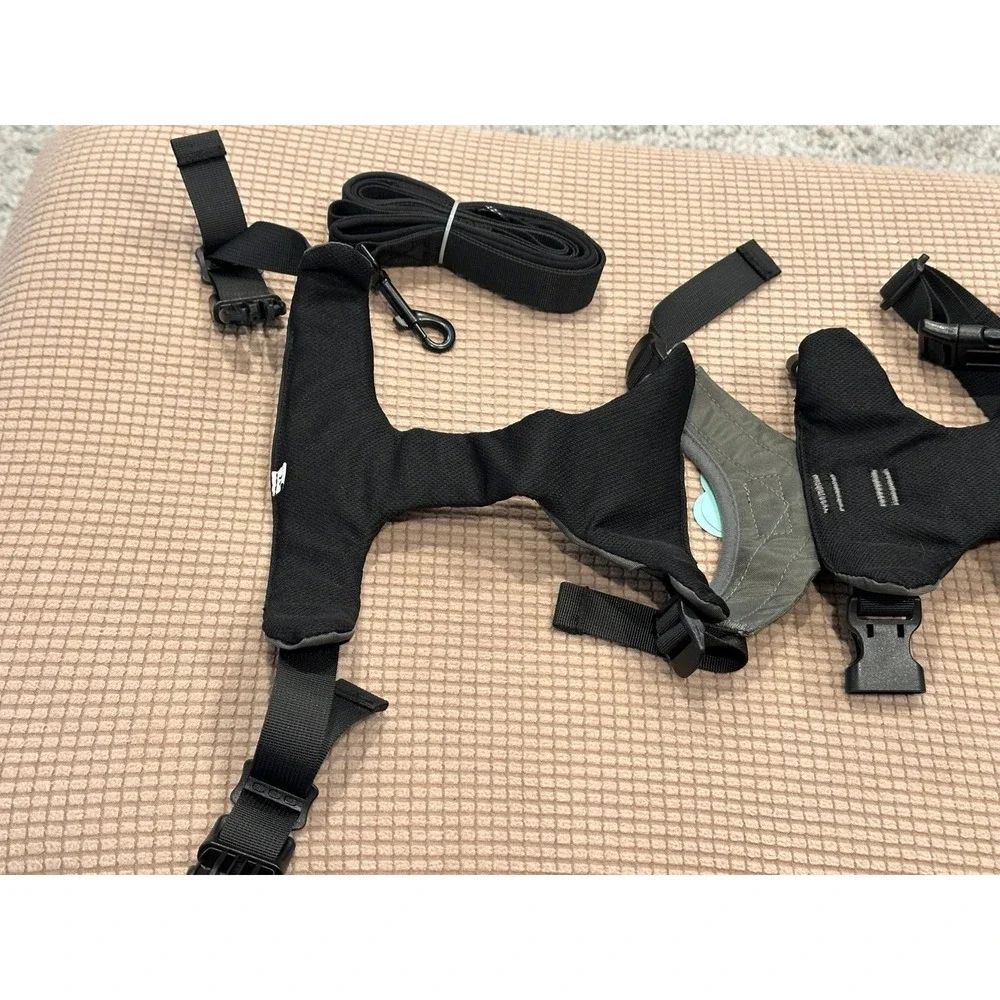 PUPTECK Escape Proof Dog Harness‎ and Leash Set No Pull with handle. Medium